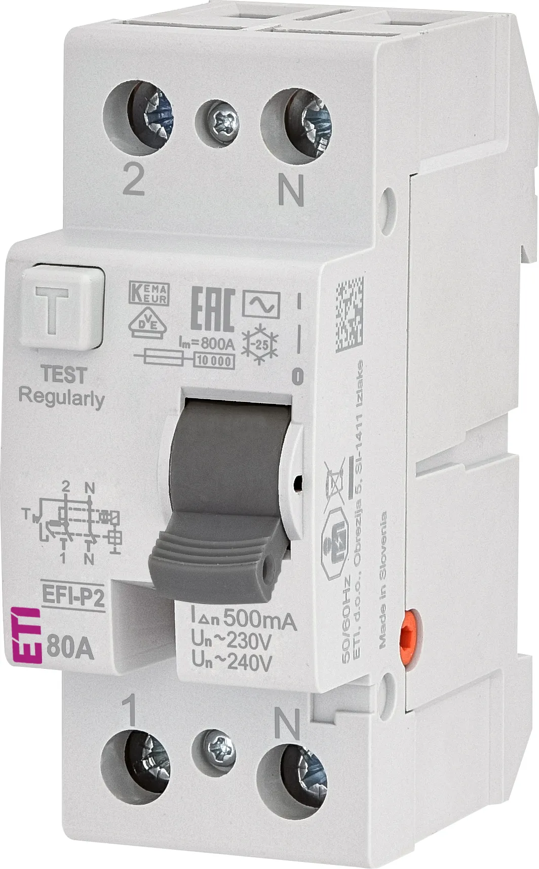 RCCB EFI-P2 AC 80/0.5 002061244