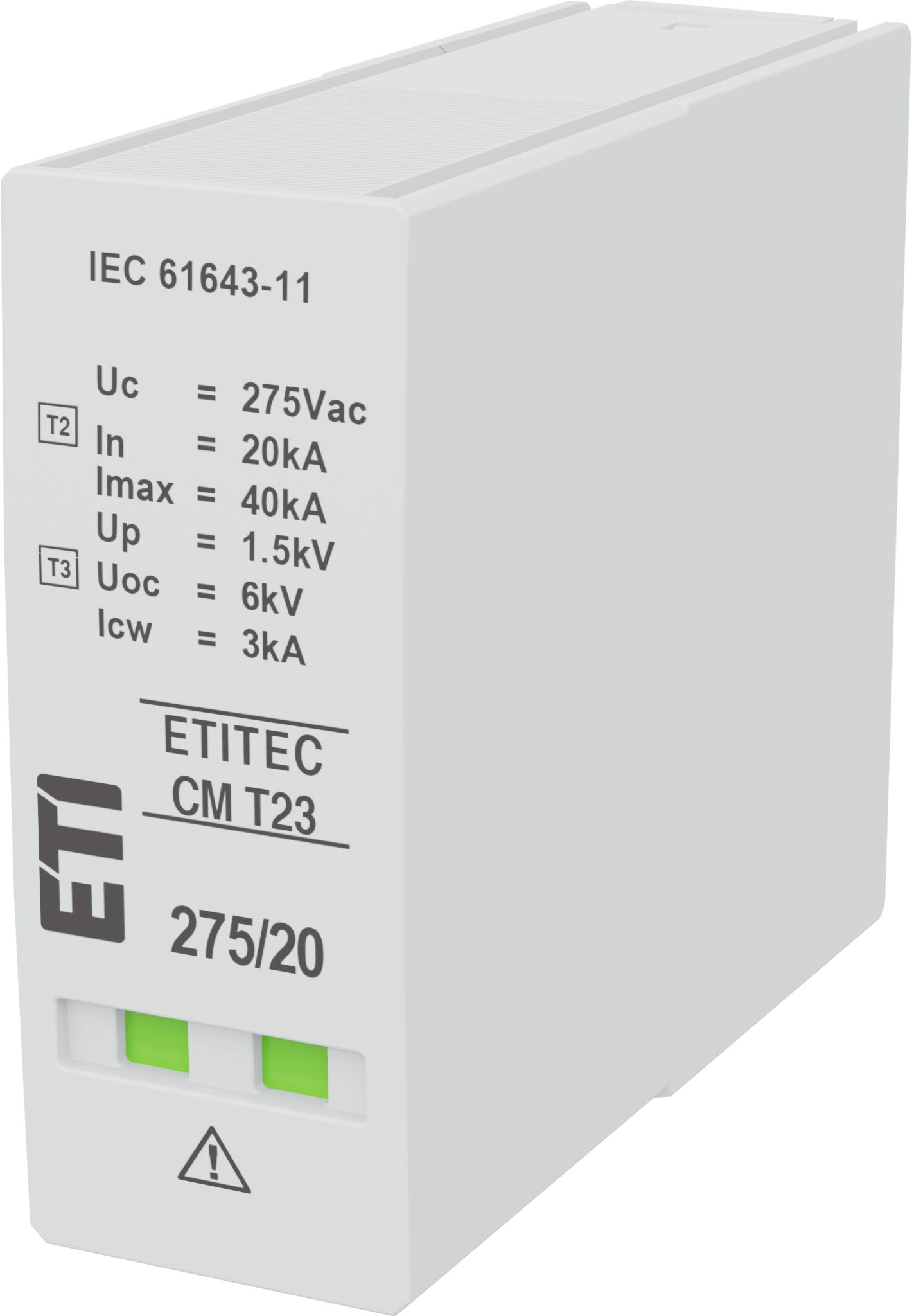 Surge arrester MOD.ETITEC CM T23 275/20 002440658