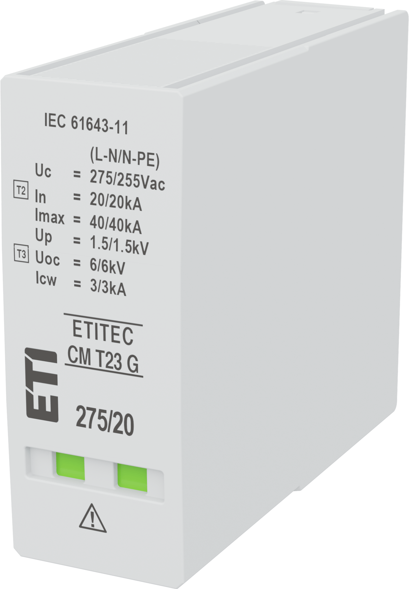 Surge arrester MOD.ETITEC CM T23 275/20 G 002440659