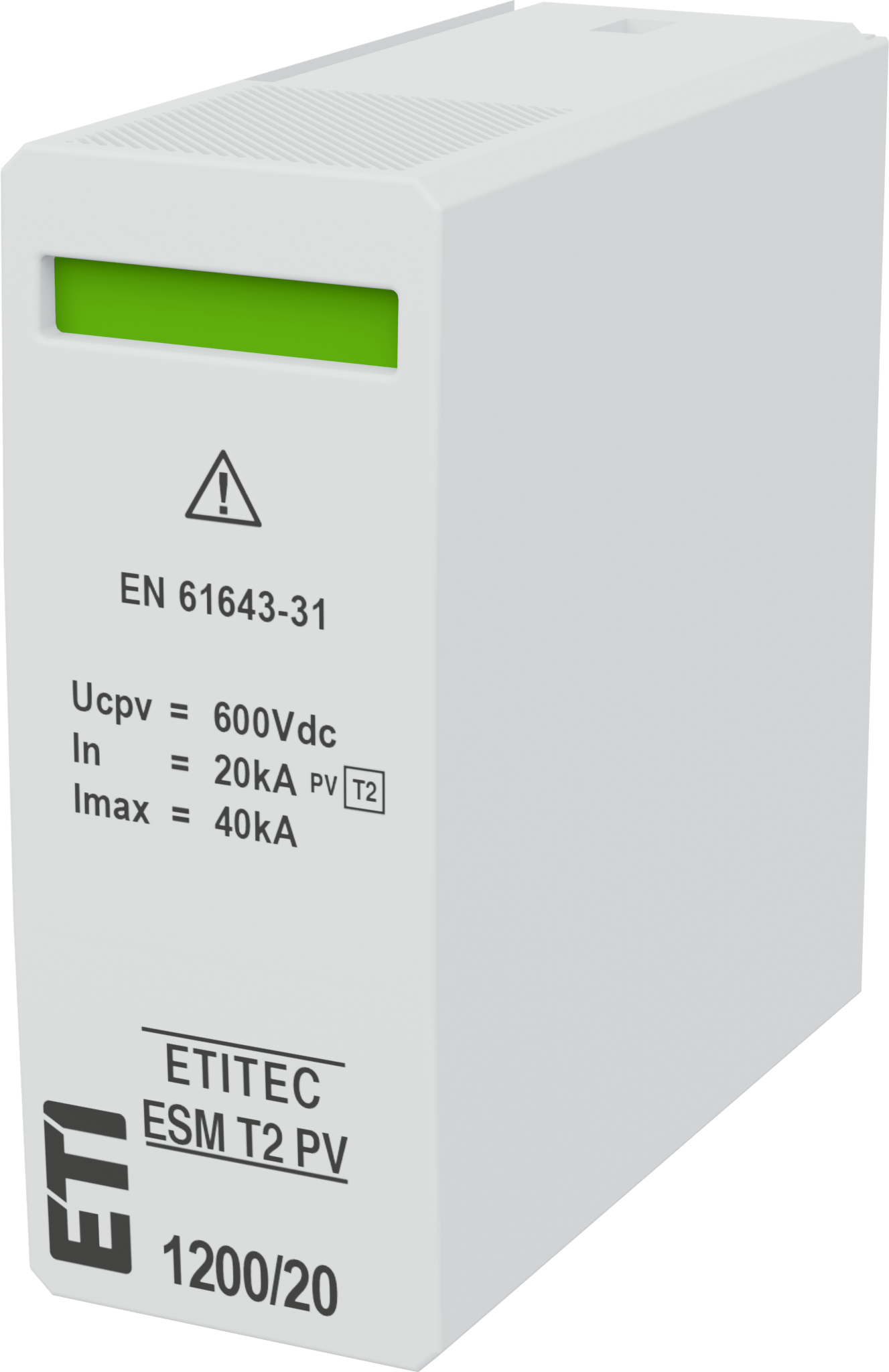 Surge arrester MOD. ESM T2 PV 600/20 M 002440683