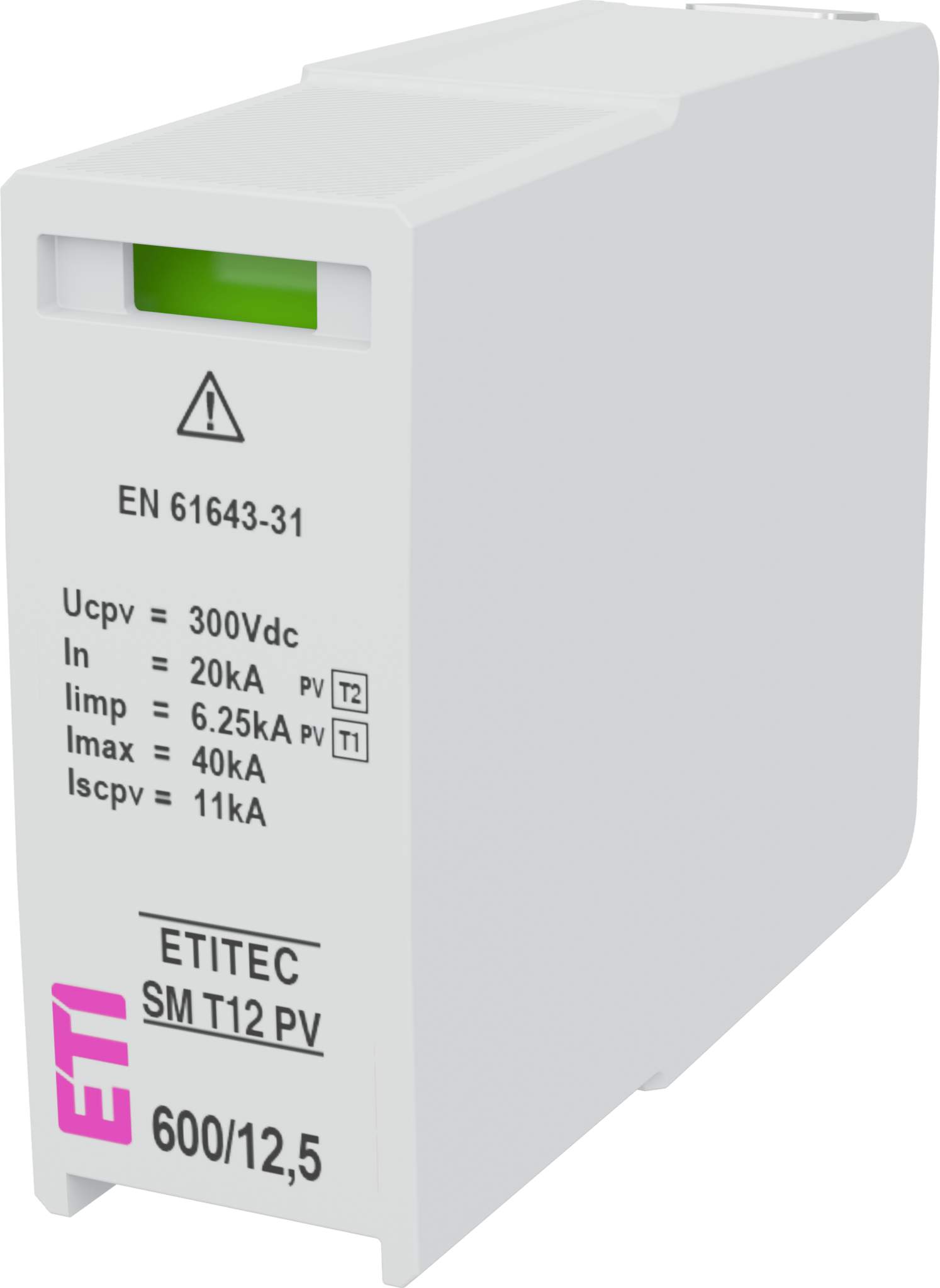 Surge arrester MOD. SM T12 PV 300/6,25 S 002440742