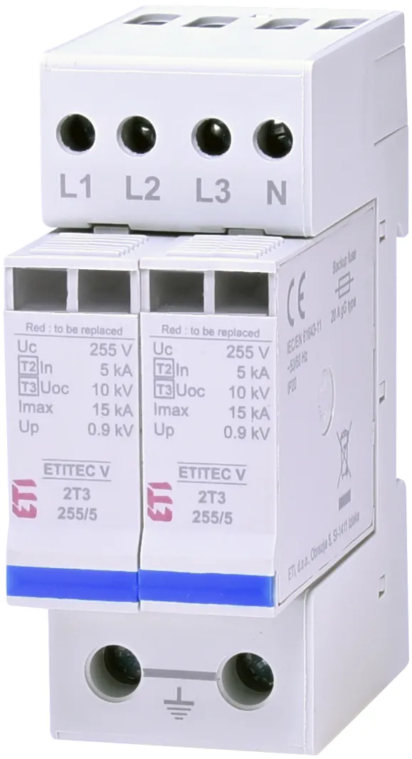 Surge arrester ETITEC V 2T3 255/5 4+0 002442971