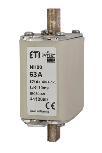 Fuse link NH00 gBat 63A/80V DC 004110080