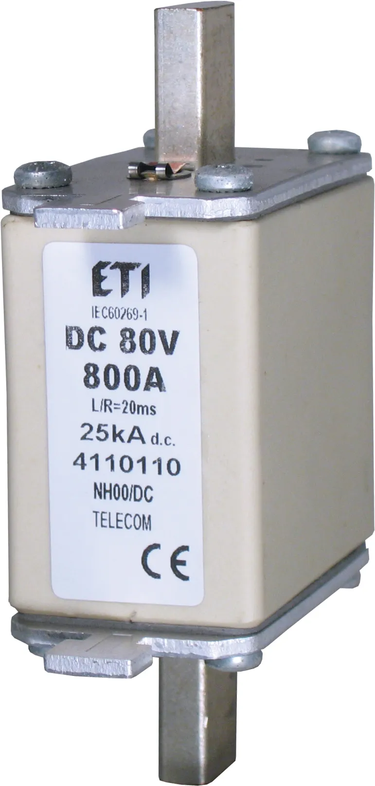 Fuse link NH00/K 800A/80V DC 004110105
