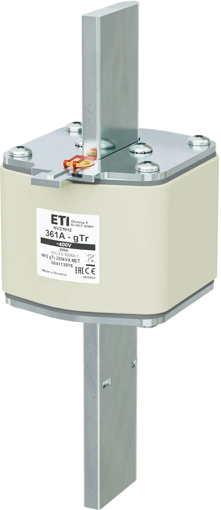 Fuse link NH2 gTr 361A/400V/250kVA MET 004113876