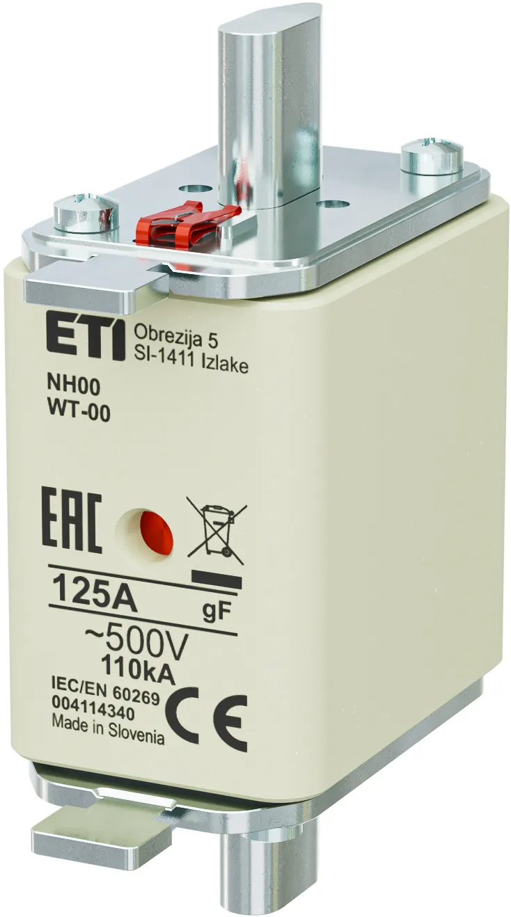 Fuse link NH00 gF 125A/500V 004114340