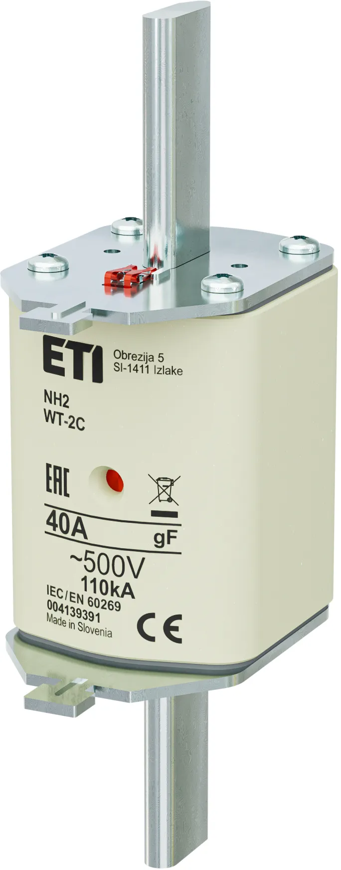 Fuse link NH2C gF 40A/500V 004139391