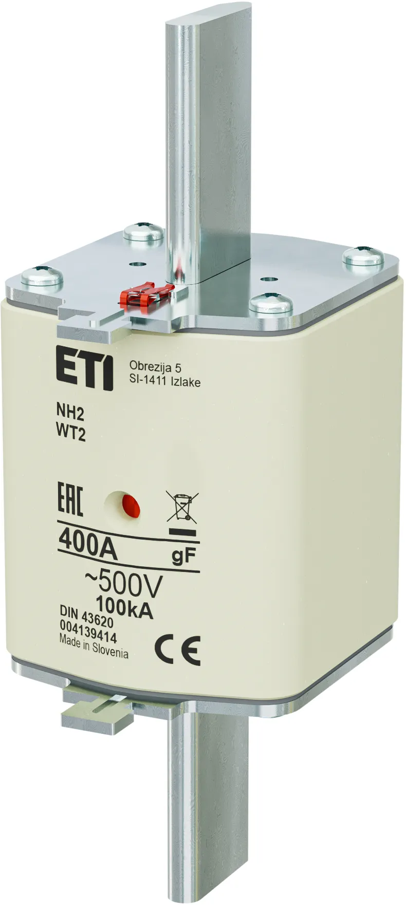 Fuse link NH2 gF 400A/500V 004139414