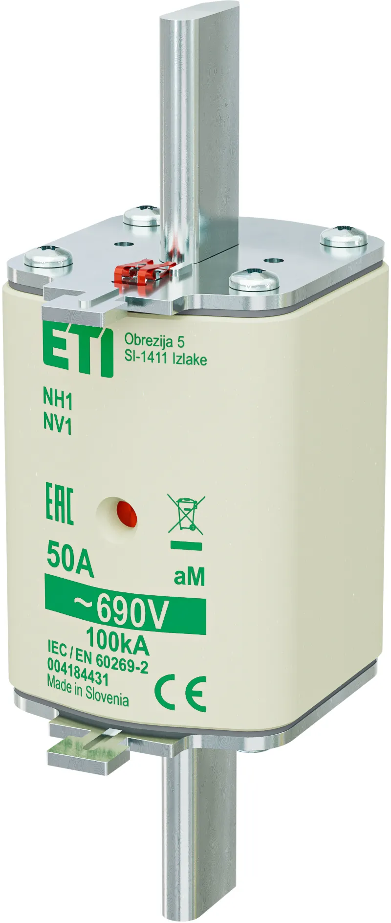 Fuse link NH1 aM 50A/690V 004184431