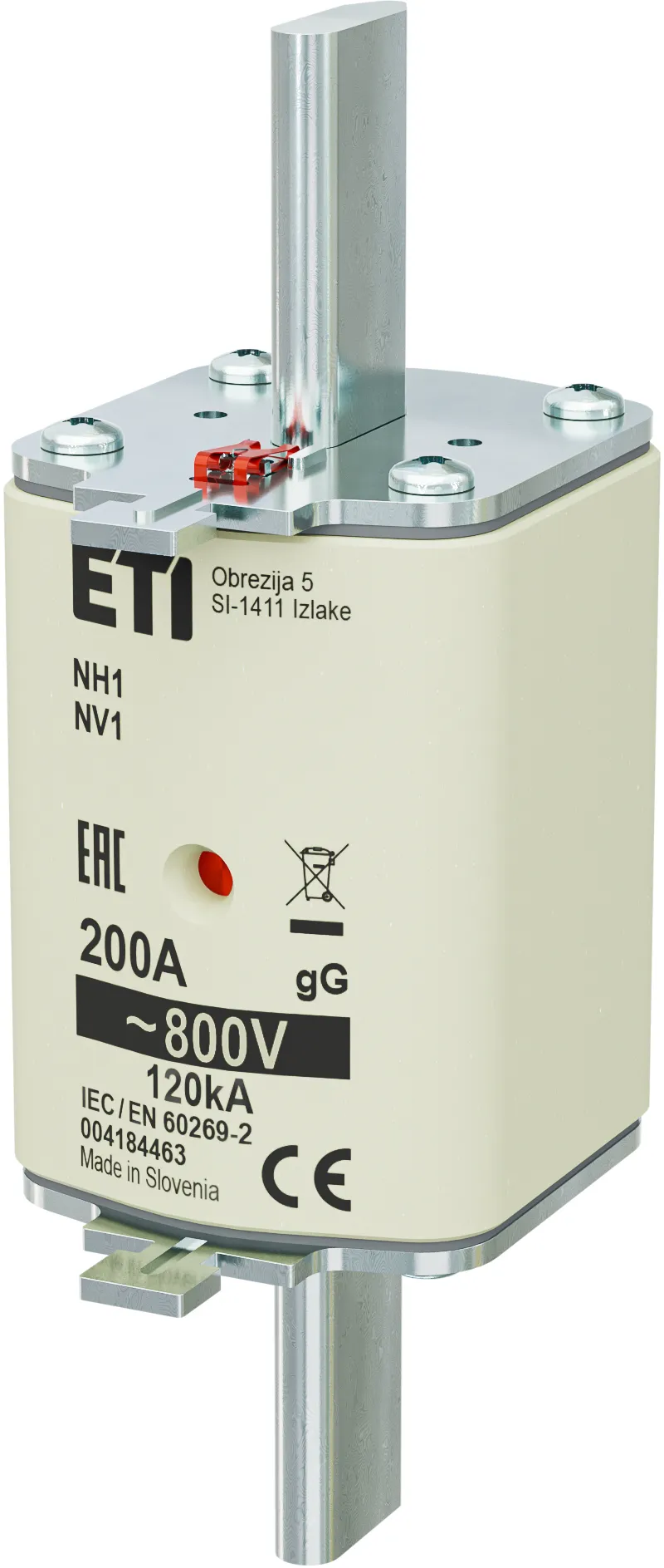 Fuse link NH1 gG 200A/800V 004184463