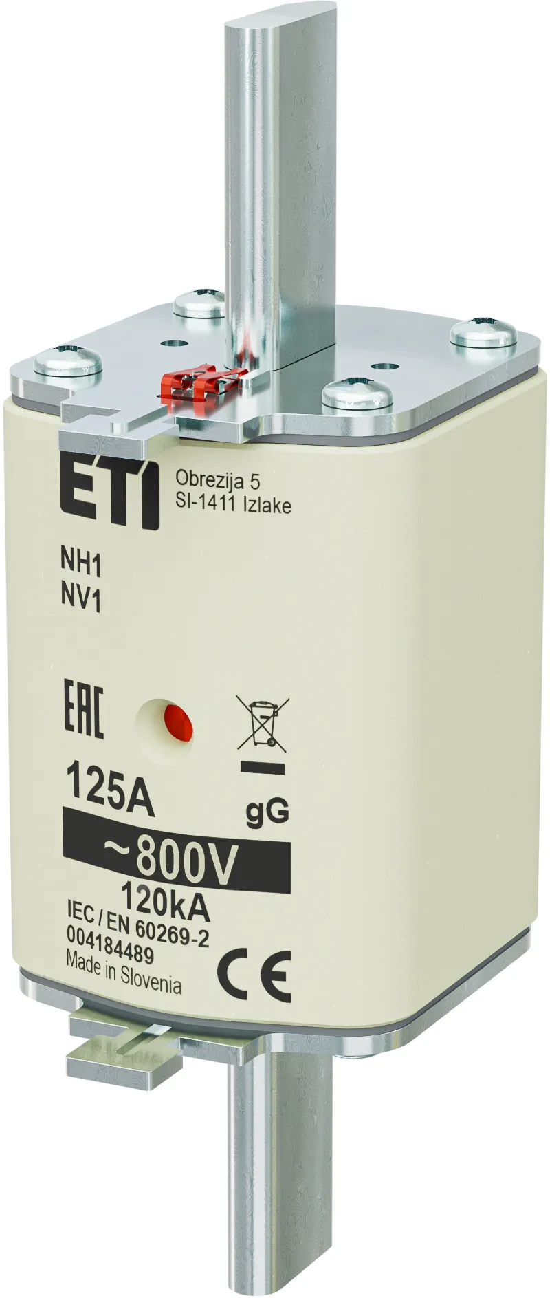 Fuse link NH1 gG 125A/800V 004184489