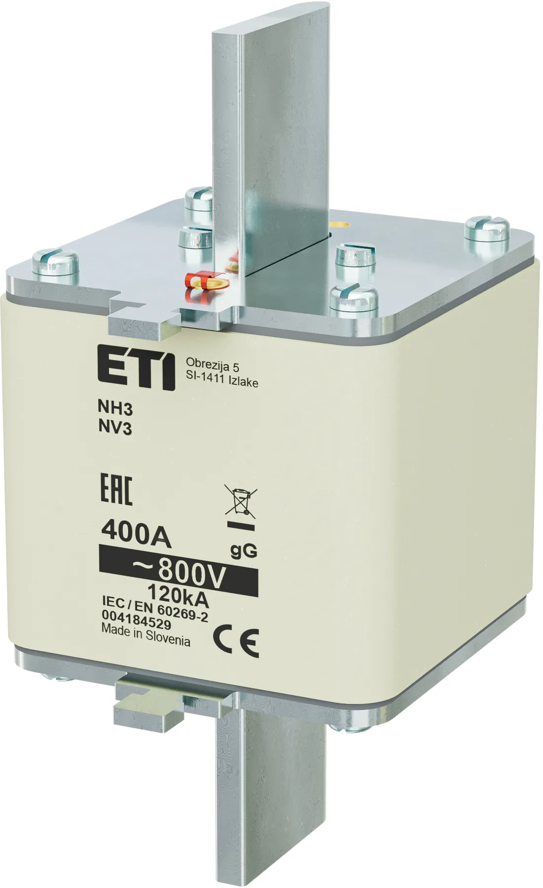 Fuse link NH3 gG 400A/800V 004184529