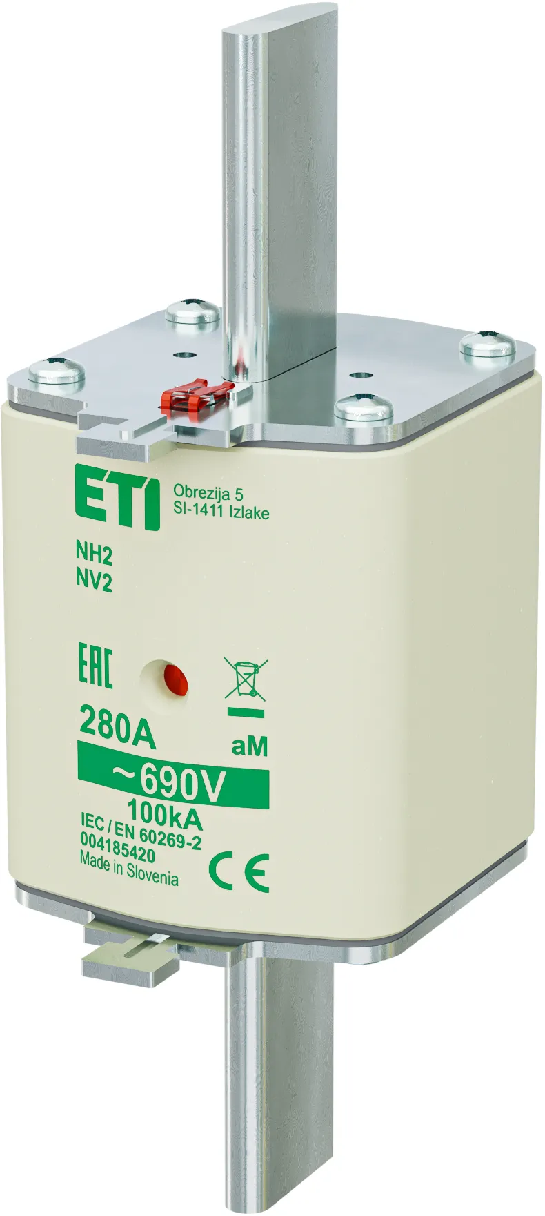 Fuse link NH2 aM 280A/690V 004185420