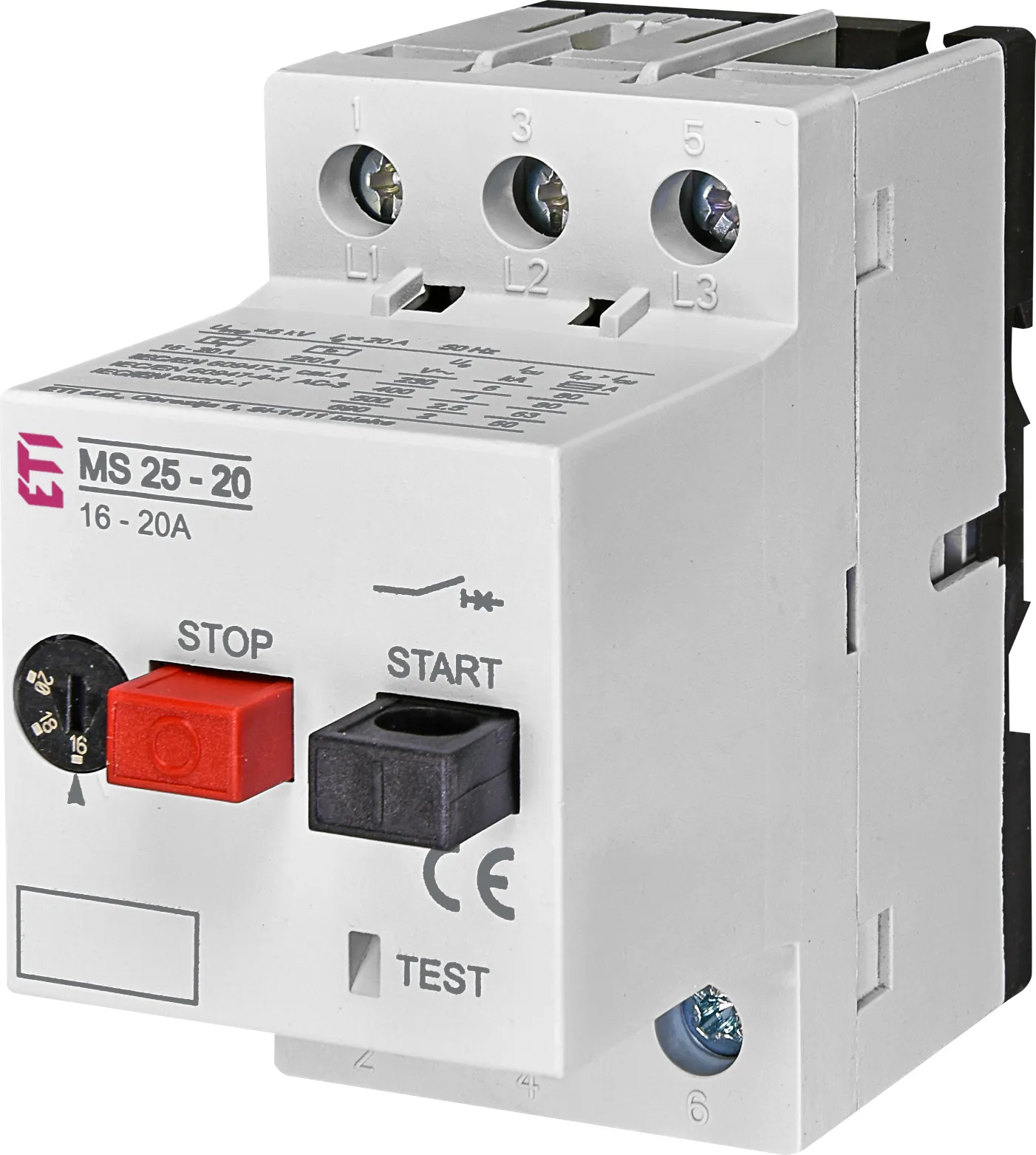 Mot.protec.circuit breaker MS25-20 004600120