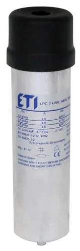 Capacitor LPC 5 kVAr, 480V, 50Hz 004656733