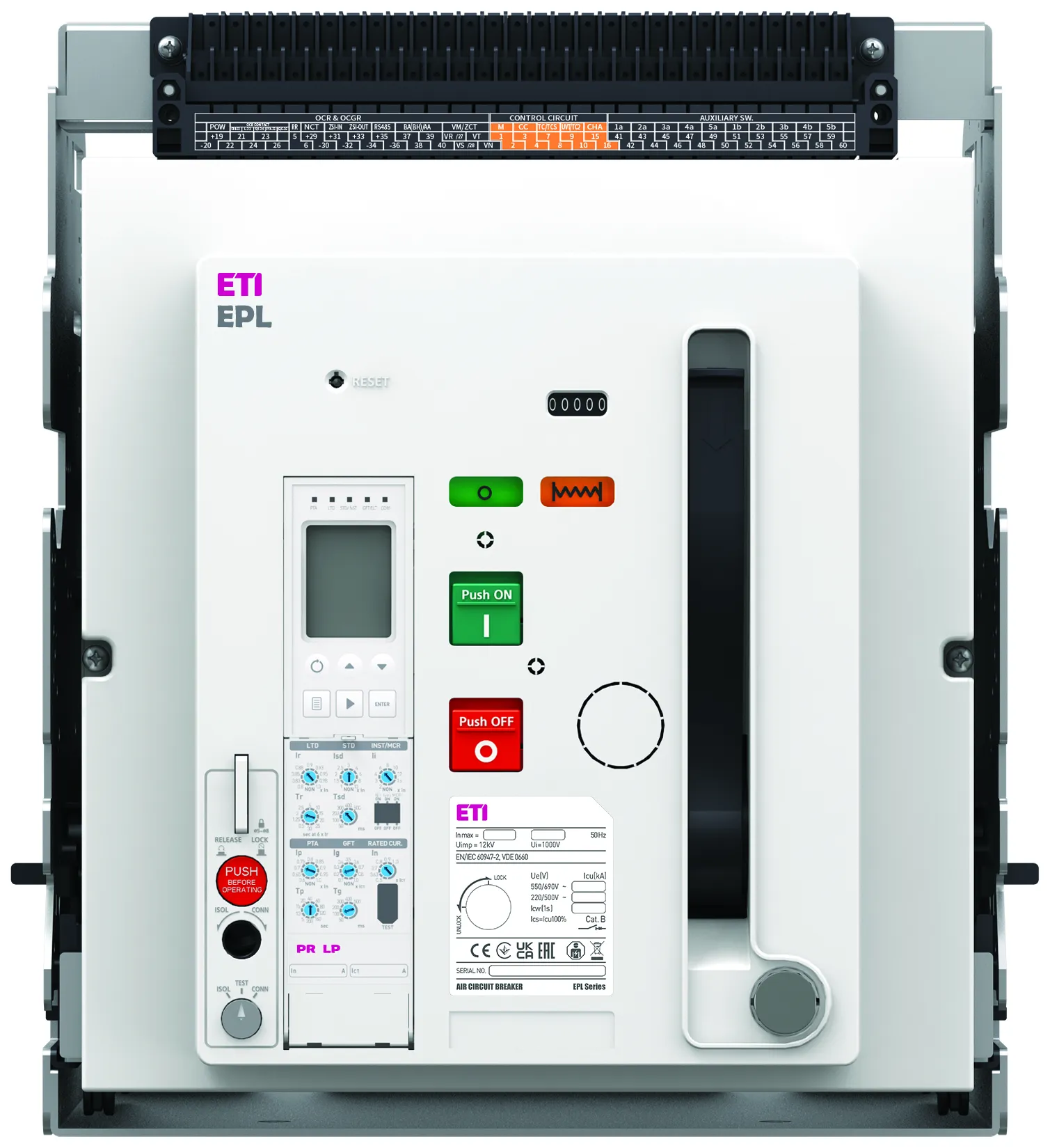 Air Circuit Breaker EPL-20 4H BD/M2C2S2/PR-LP 004695713